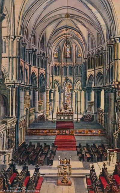 Le Chœur de la Cathédrale de Canterbury - Alfred Robert Quinton